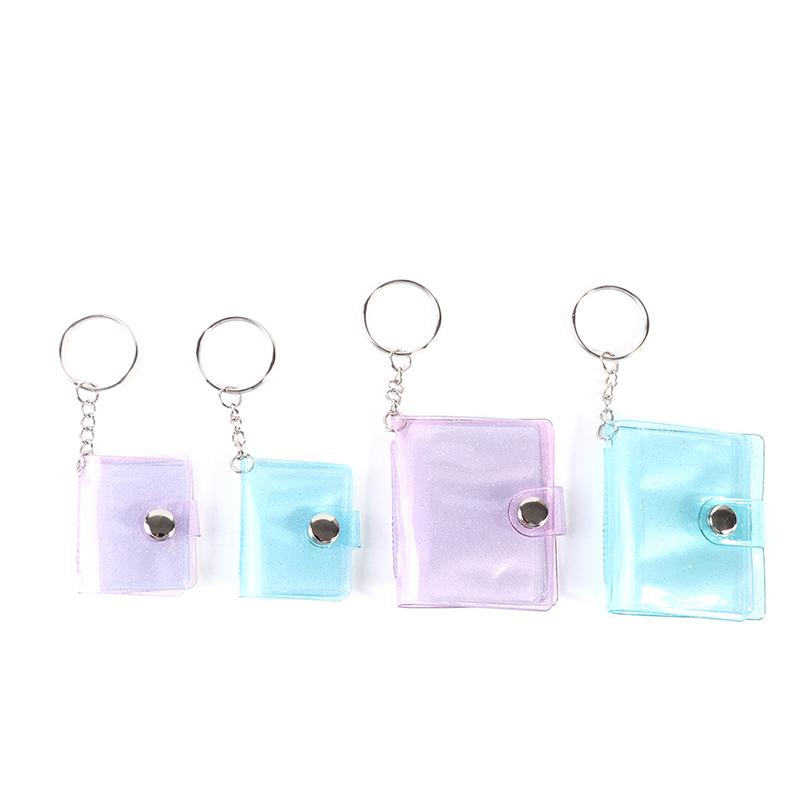 1/2 Inch Photo Album Pvc Sequins Name Card Holder 16 Pockets Mini Photo Holds