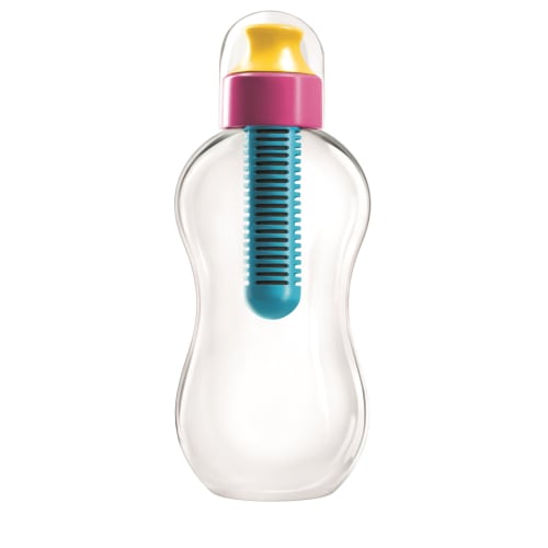 bobble BOBBLE-BABY Filtered Water Bottle, 385ml, Pink Label, 2101