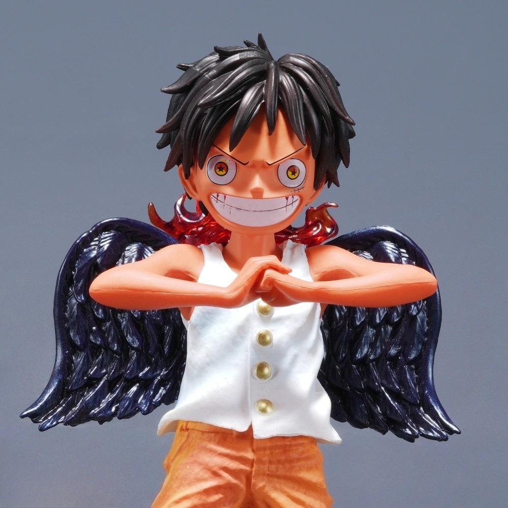 17cm/6.69in Anime ONE PIECE Figure Seraphim Luffy Action Figures Pvc Statue Desktop Ornamen Collection Model Toys Gifts