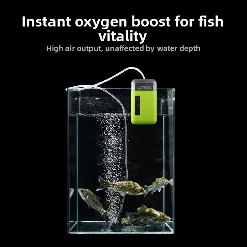With Air Stone Mini Oxygen Pump 3-in-1 USB Charging Pump Portable Air Pump For Pond Aeration
