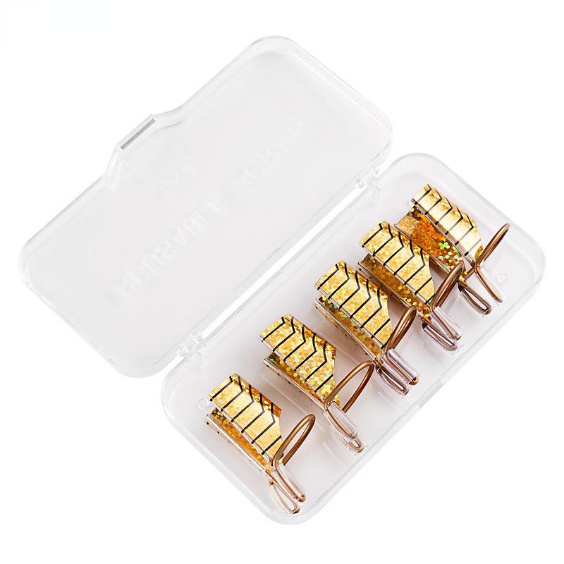 Neues 5-teiliges Set für Frauen, wiederverwendbar, UV-Gel, Acryl-Spitzen, Nail Art Verlängerungs-Schablone, Werkzeug