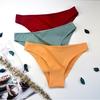 Cotton Thongs for Rise Sexy Seamless Breathable Women Soft Low Ladies Panties Stretchy