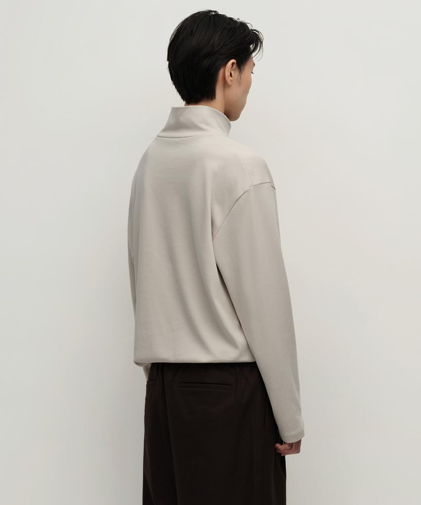 MUSINSA STANDARD [Heat Standard] Turtleneck Long Sleeve T-Shirt [Light Beige]