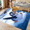 1PC Penguin Snow Non-Slip Floor carpet, suitable for Office, bedroomand playrooms. It can also be used as a sofa footrest cover-T60