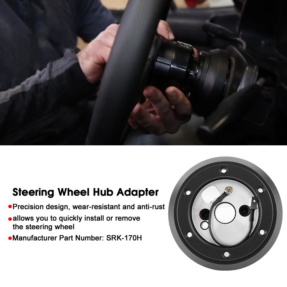 Lenkrad-Kurznaben-Kurznabenadapter, Lenkrad-Kurznabenadapter-Kit Modifikation SRK-170H Passend für Neon