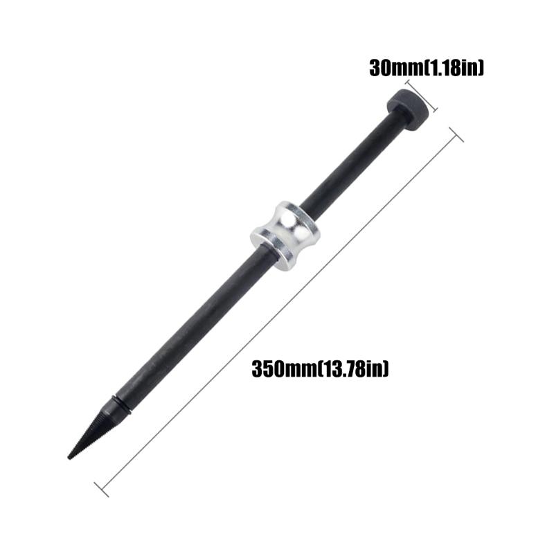 Nozzle Service Washer Puller Tool with Sliding Impact Rod, 4.5-13.2mm Bore Removal Design and Steel Body for Engine Repair Work Daily