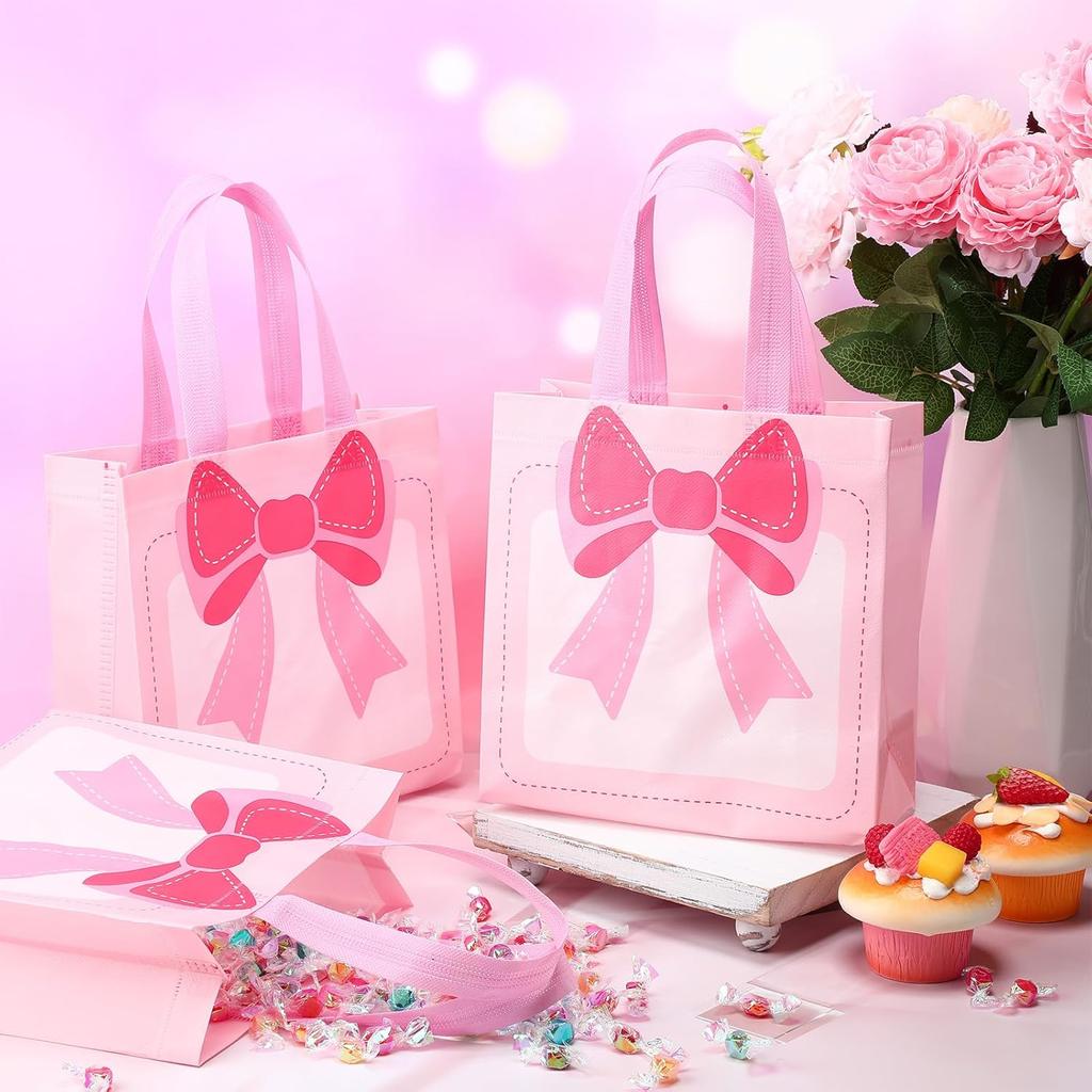 1-20PCS Cartoon Dopamine Handbag for Children High-End Non-Woven Fabric Party Gift Bag for Birthdays and Souvenirs