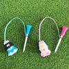 Recyclable Fisherman's Bear Golf Tee Plastic Golf Novelty Shape Tees  Golf Practice Tools