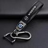 Fqshd6 3D Metal Leather Car Logo Keychain Auto Pendant Key Ring Decor Accessories for XC60 XC90 S60 V60 XC40 C40 S90 V90 V40 XC70