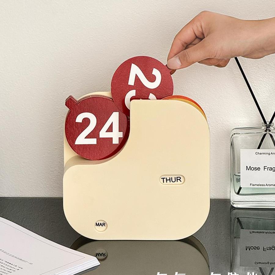 Calendario perpetuo da scrivania alla moda: Mini Design Decorativo Creativo per la Casa o il Soggiorno