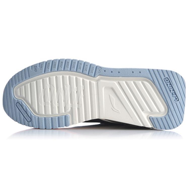 New LiNing 001 T2000 Slip-Resistant Rebound Lightweight Low-Top Running Shoes Women's Black White AGLQ002-4