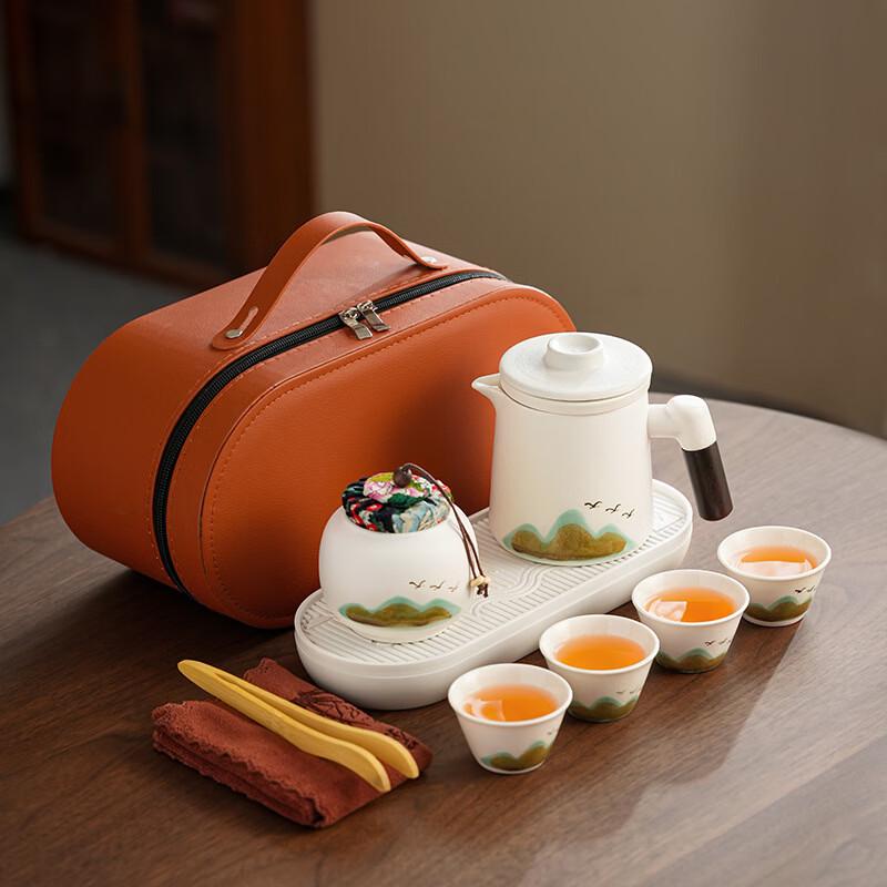 Coarse Pottery Ceramic Tea Set