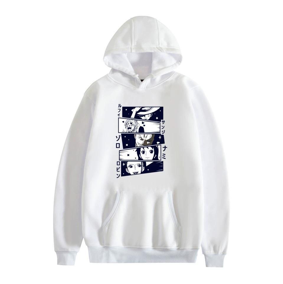 ONE PIECE Anime Print Hoodie Men's Hip Hop Streetwear Men Women Hoodies Unisex Fashion Sweatshirt