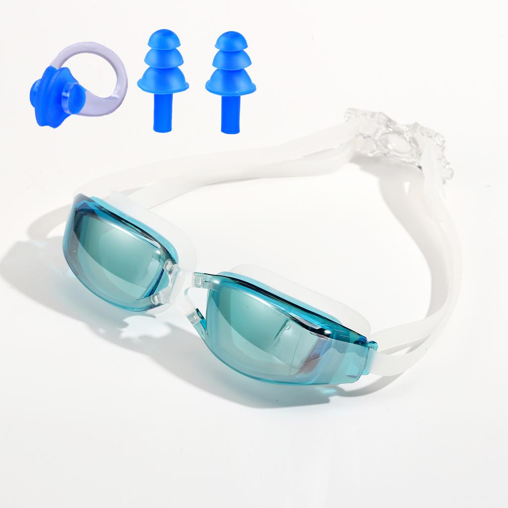 Men's Swimming Goggles Women's Anti-fog UV Prescription Waterproof Silicone Swimming Pool Goggles Adult Diving Goggles