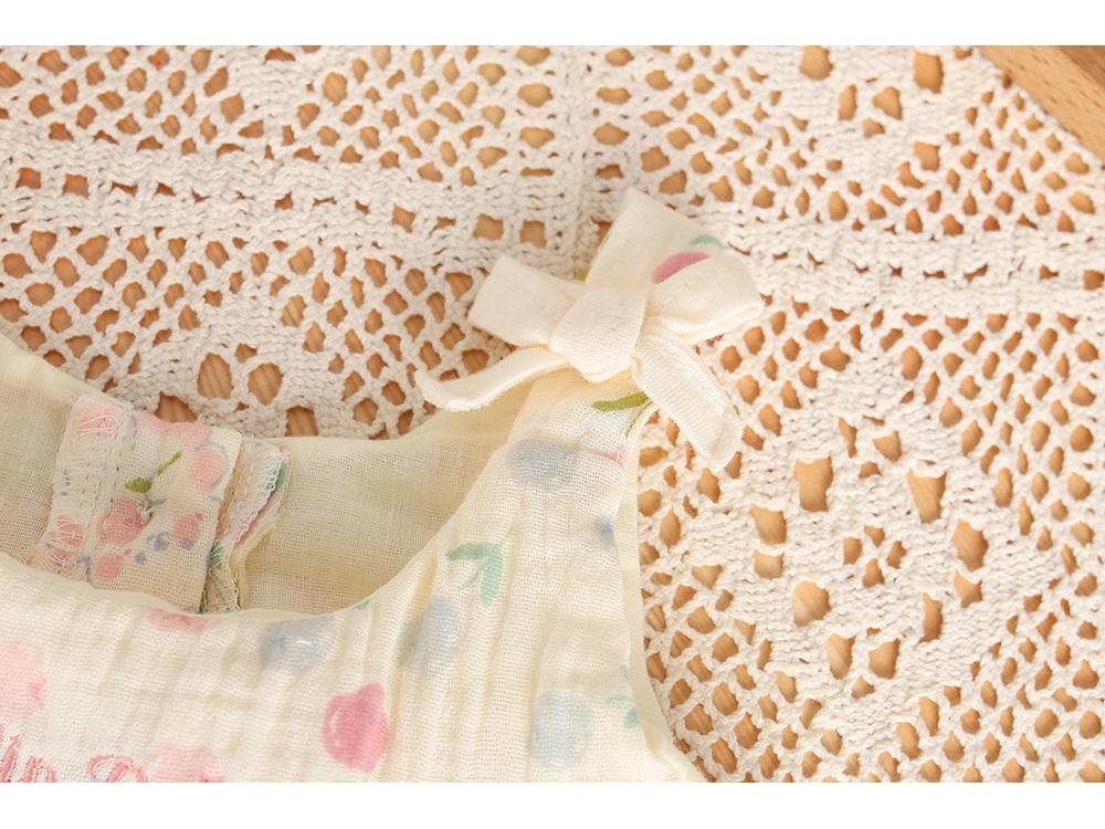 Dětský letní overal bez rukávů - Roztomilá a pohodlná kombinéza pro novorozence