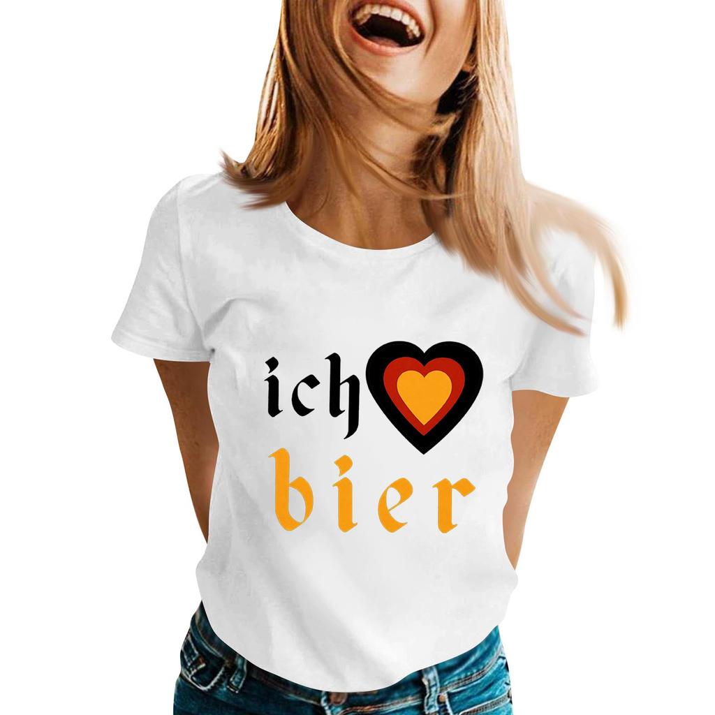 Fashion Casual Unisex Letter Print T-Shirt with Festival Graphic Design - Short Sleeve Round Neck Tee for Men and Women