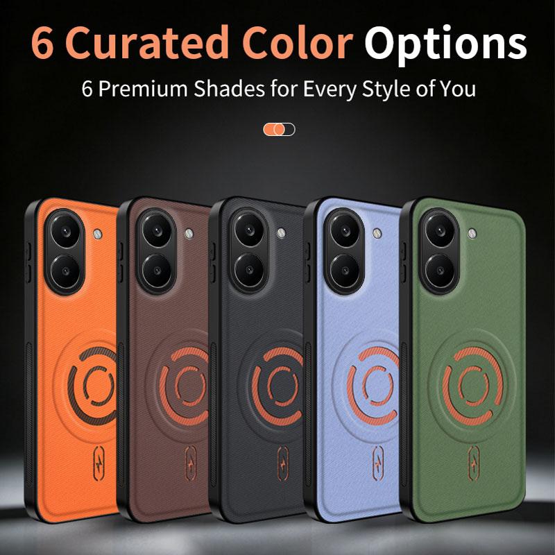 For Redmi Turbo 5 Magnetic Cover for Magsafe Shockproof Shell,Wireless Charging Phone Case For Xiaomi Poco X8 Pro