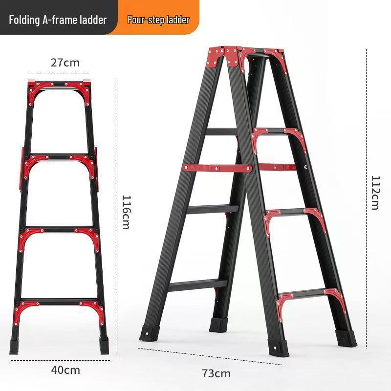 Compact Multi-Functional Aluminum A-Frame Ladder