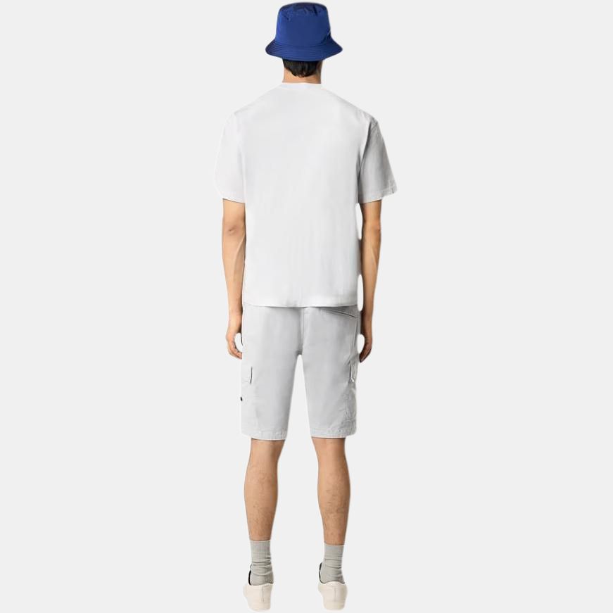 Stone Island Badge Crew Neck Short Sleeve T-Shirt Men Tops White K1S152100034S0115-V0041