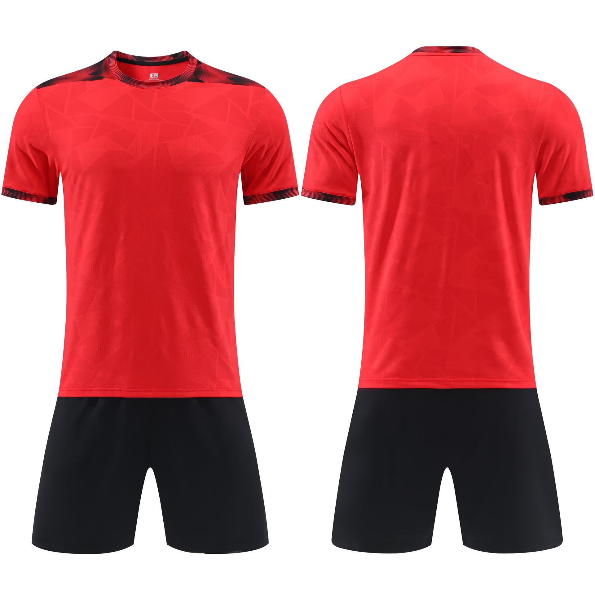 2026 high-end children s football jersey set, primary school football training jersey, boys and girls competition printed jersey 130 yards