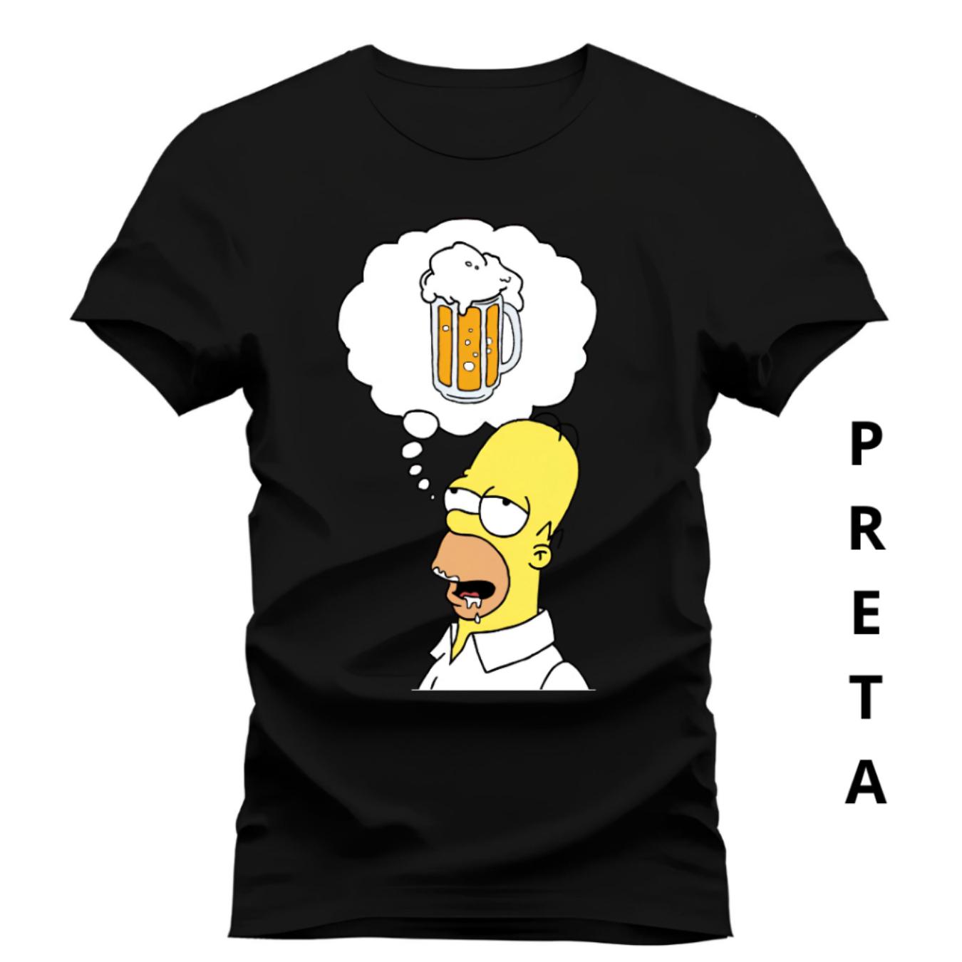 Unisex Homer Simpson Thinking About Drinking Beer T-Shirt - Immediate Shipping - 100% Cotton S разноцветный