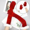 Warm Performance Gloves, Christmas Cosplay/Wedding/Opera Specific, Versatile Decorative Gloves For Dance, Wedding And Photography