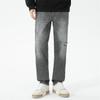 Mark Fairwhale Trendy Ripped Men's Vintage Straight-Leg Jeans