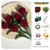 Chenille Stem Tulip Bouquet Kit, DIY Pipe Cleaner Flowers Craft, Creative Gift for Mom Wife Girlfriend