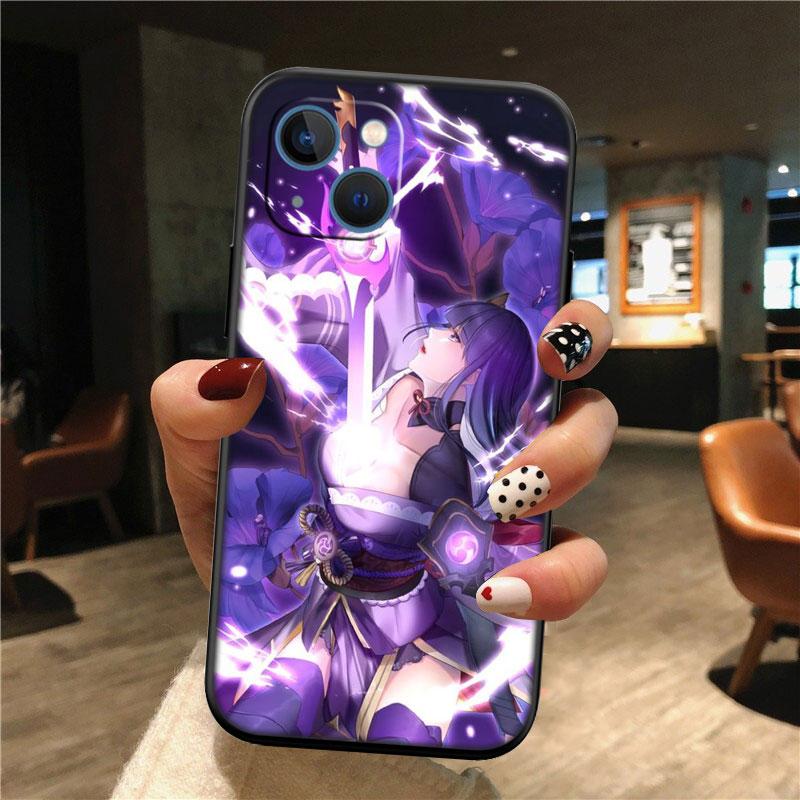 IK34 Genshin Impact Girl Phone Case for Samsung Galaxy S20 S21 S22 Ultra FE + Plus A21S A22 A24 A25 A26 A30 A30S A31