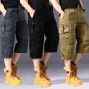Pantaloncini cargo da uomo, estivi, larghi, casual, con elastico in vita, grandi dimensioni, pantaloni da jogging all'aperto, tendenza, multi tasche