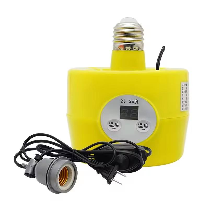 Nueva Lámpara Calefactora 220V 150W Controlador de Temperatura Termostático Calentador Luz Cálida Para Animales de Granja Pollo Lechón Perro Mascota