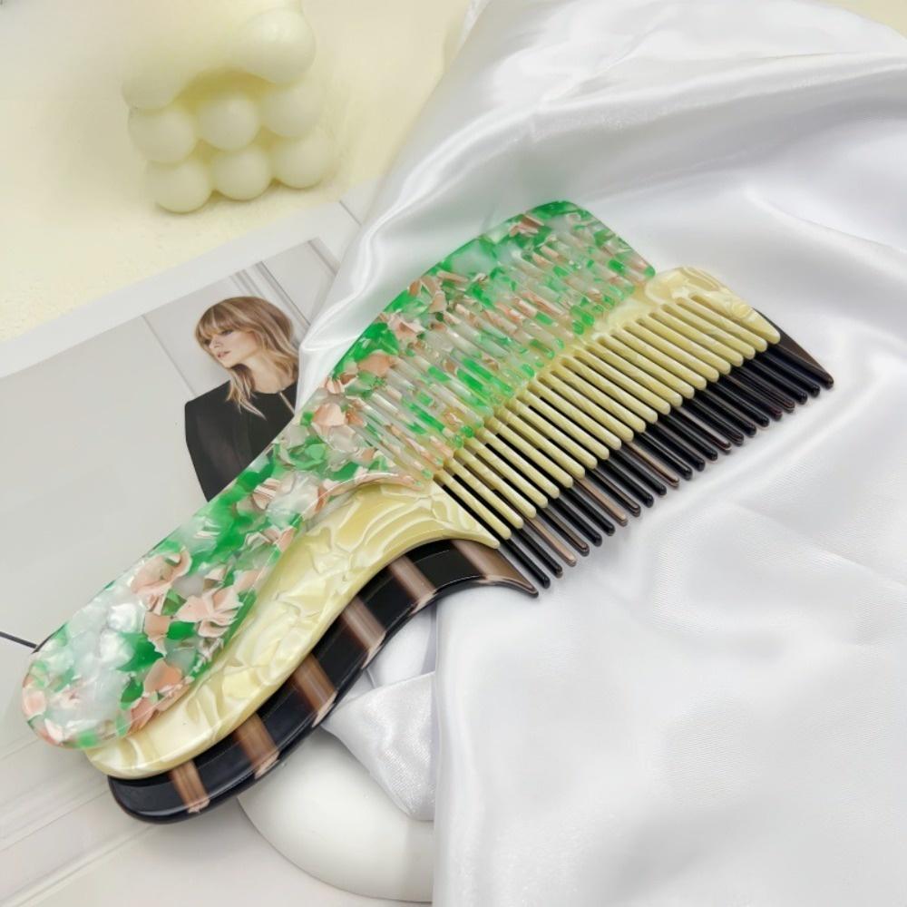 Leopard Print Makeup Comb Hair Accessories Hairdressing Combs Hair Care Acetate Comb  Dormitory