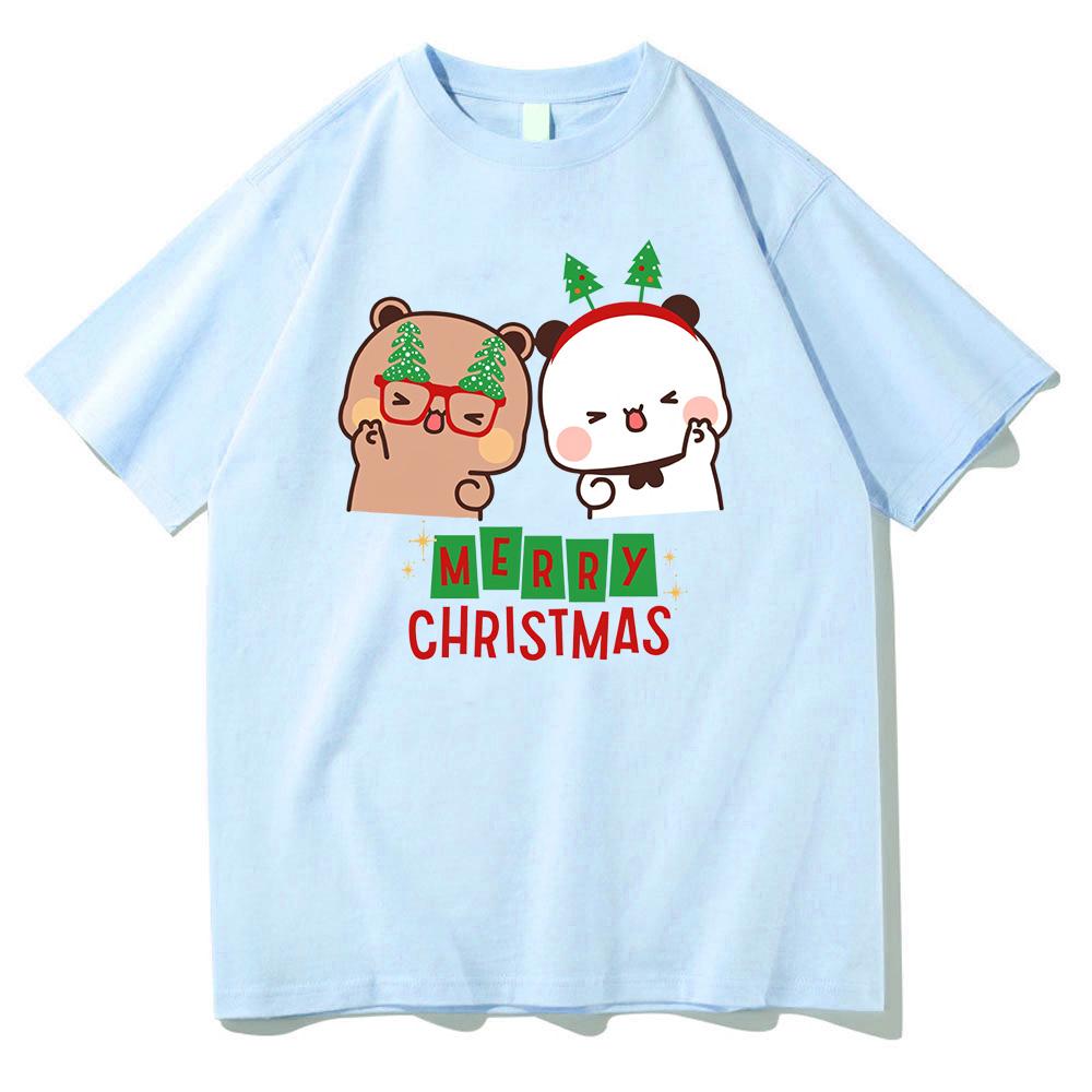 Bubu Dudu Xmas T-shirt Grunge for Spring/Summer Fashion 100% Cotton Tshirt Funko Pop Men/women High Quality Short Sleeve Clothing