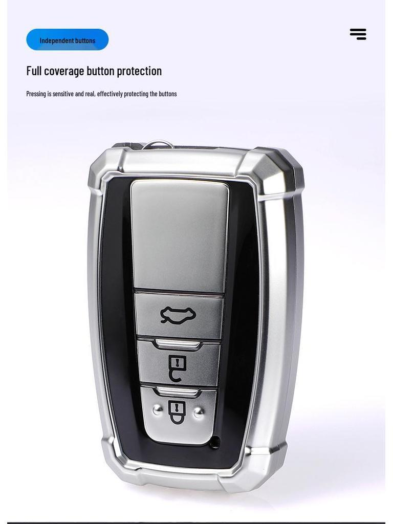 Toyota Key Case Cover for Highlander, Corolla, Crown, Prado, Camry, and Levin Models
