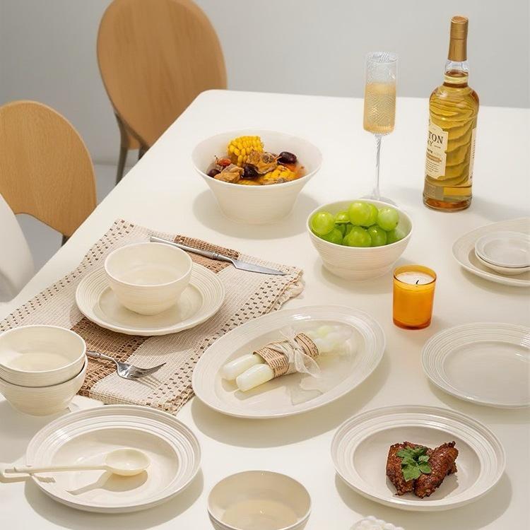Ceramic Dinnerware Set: Bowls, Plates, and Chopsticks - 2025 Style Housewarming Gift