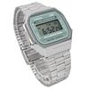 Casio Digital Watch Vintage Series A168WA-3AY (Silver X Blue Green)