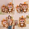 Orange Baby Capybara Plush Toys Cartoon Stuffed Doll Decorations Gifts Kids