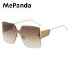 MePanda Unisex One-piece Anti-ultraviolet Personalized Trend Sunglasses, UV400.