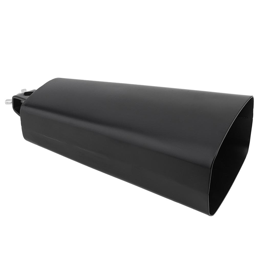 Heavy Duty Metal Iron Cowbell Percussion Instrument 6 8 Inch Drum Hoop Mount Up Down Includes Tuning Key Hand Percussion Noise Maker