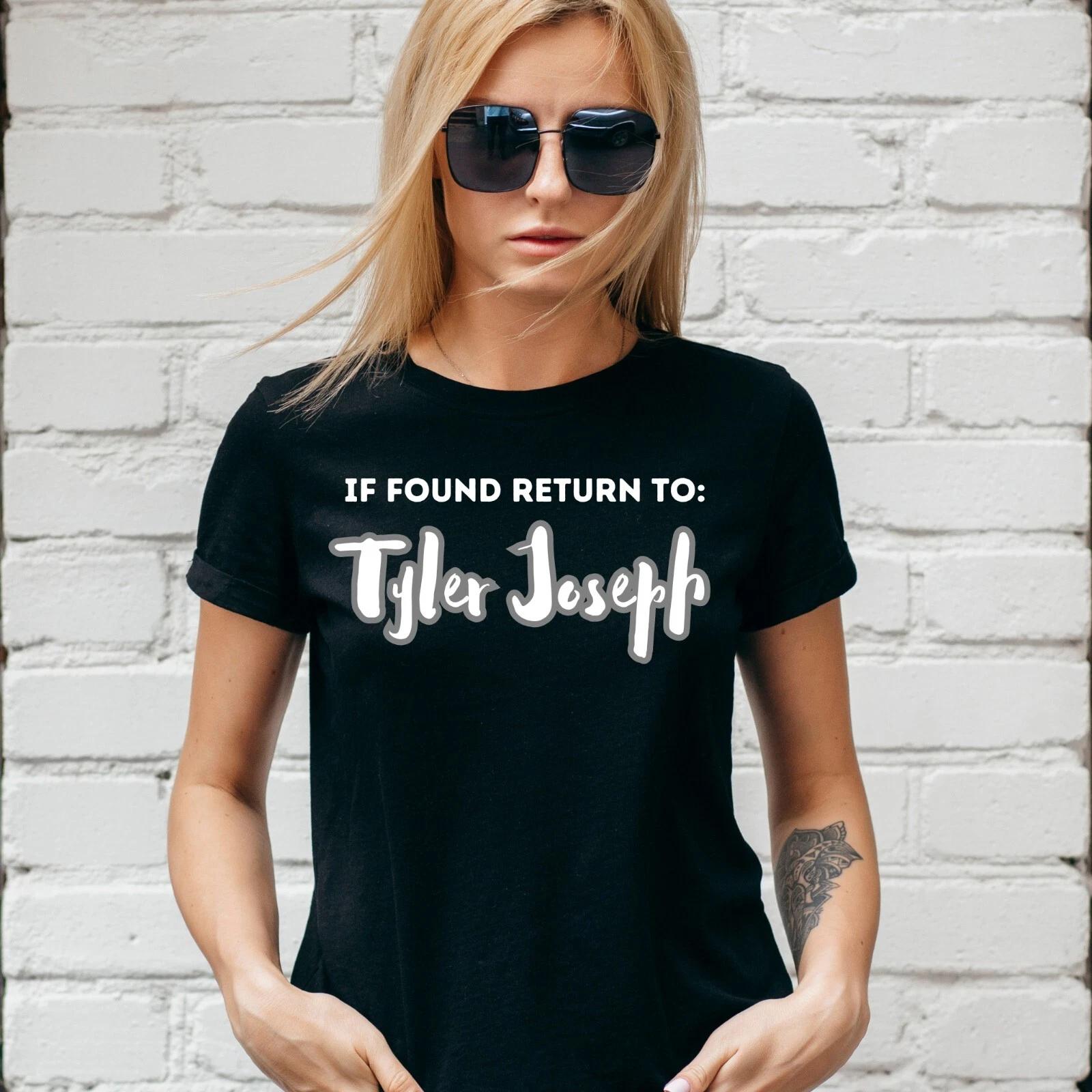 IF FOUND RETURN TO TYLER JOSEPH T-Shirt, TWENTY ONE PILOTS, Unisex or Lady Fit XL