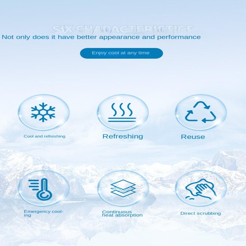 Reusable Neck Cooling Ring Tube Cooling Neck Wraps Collar Neck Cooler  Fitness