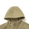Li Ning CF Suo Fleece Warm Anti-Static Loose Hoodie Men Hoodies Khaki AWDV915-5