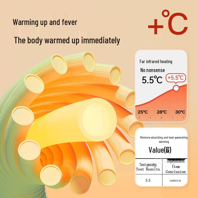 Maoren Damen Thermo-Leggings mit hohem Bund