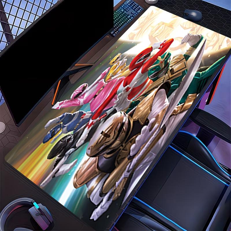 Mighty Morphin Power Rangers Print Mouse Pad, for Keyboard Pad Laptop PC Mat for Office Home Use, Desk Decor, Perfect Birthday Gift for Gamers