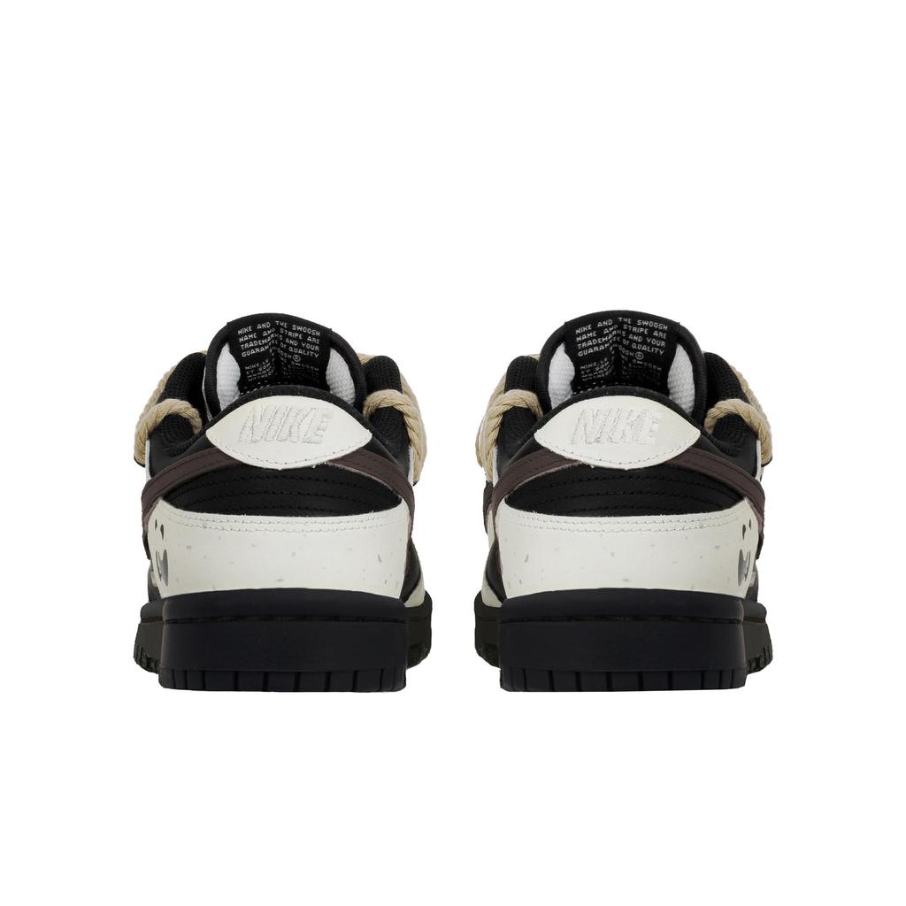 Nike Dunk Mocha Panda 2.0 Low top Skateboard Shoes Unisex Black White Brown IO7606-010(Team62-2.0)
