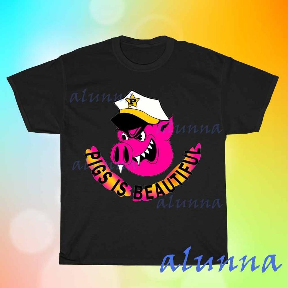 

New Pigs is Beautiful Captain Spaulding Daisy Yellow Men s Funny Size S to 5XL 2XL