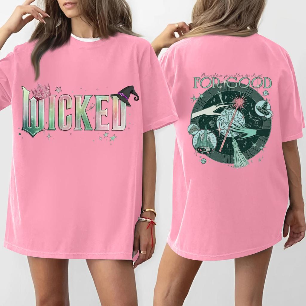 Women's Casual Fashion Round Neck Printed Short Sleeve T-Shirt Top