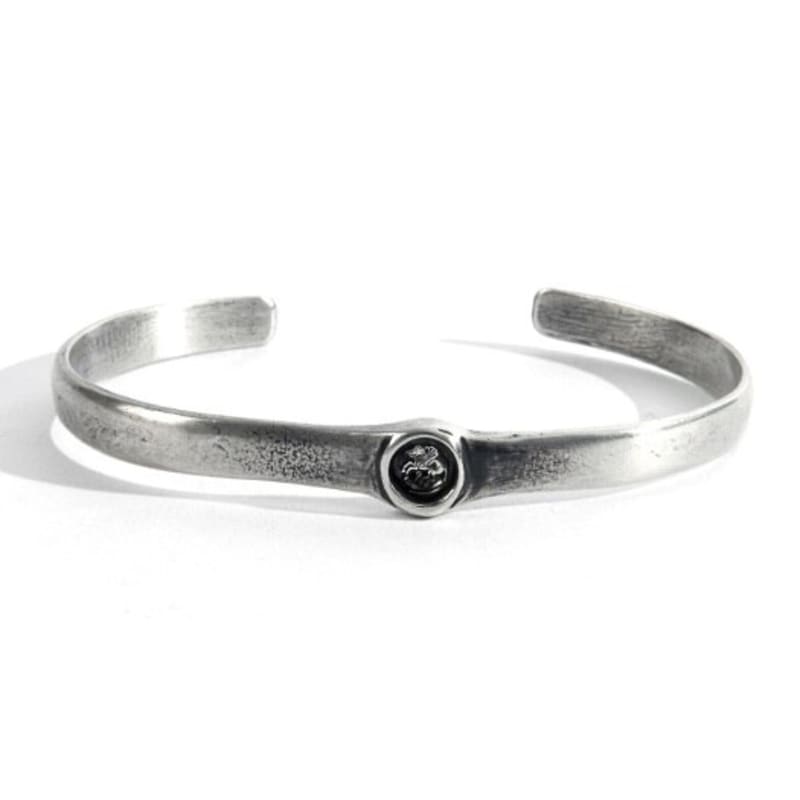 

SEWNSWEN SILVER ROMAN ERA 1 PATTERN BANGLE ORDER MADE