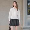 Betu Women's Waist Pleated Commuter Shirt