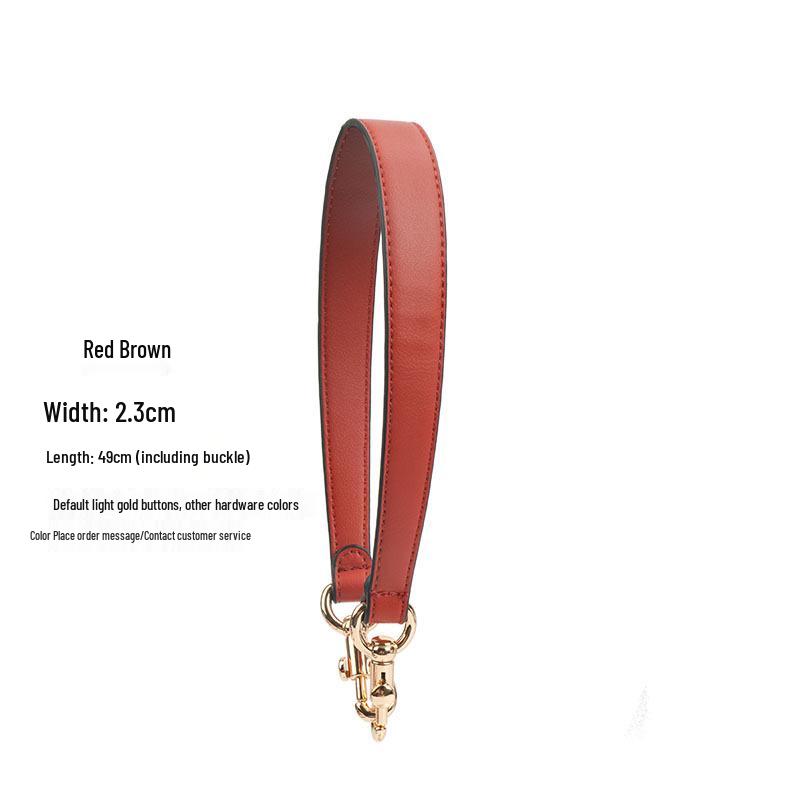 Black PU Handbag Replacement Strap: Women's Underarm Bag, Short Single Shoulder Handle, Trendy Plain Design